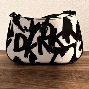 DKNY Monochrome Graphic Shoulder Bag